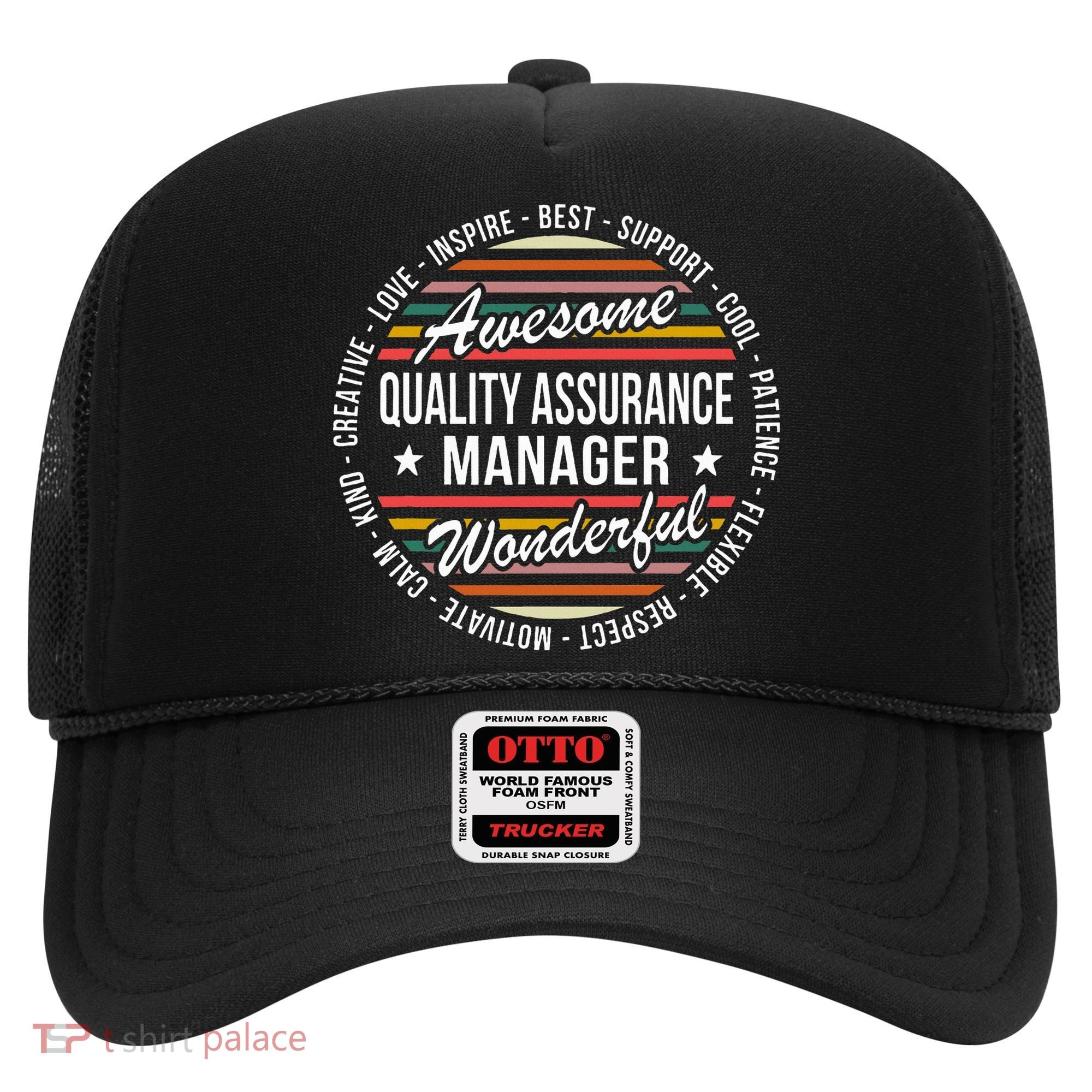 Quality Assurance Manager Gifts Appreciation Inspire Hat