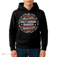 Quality Assurance Manager Gifts Appreciation Inspire Kids Hoodie thumb 4