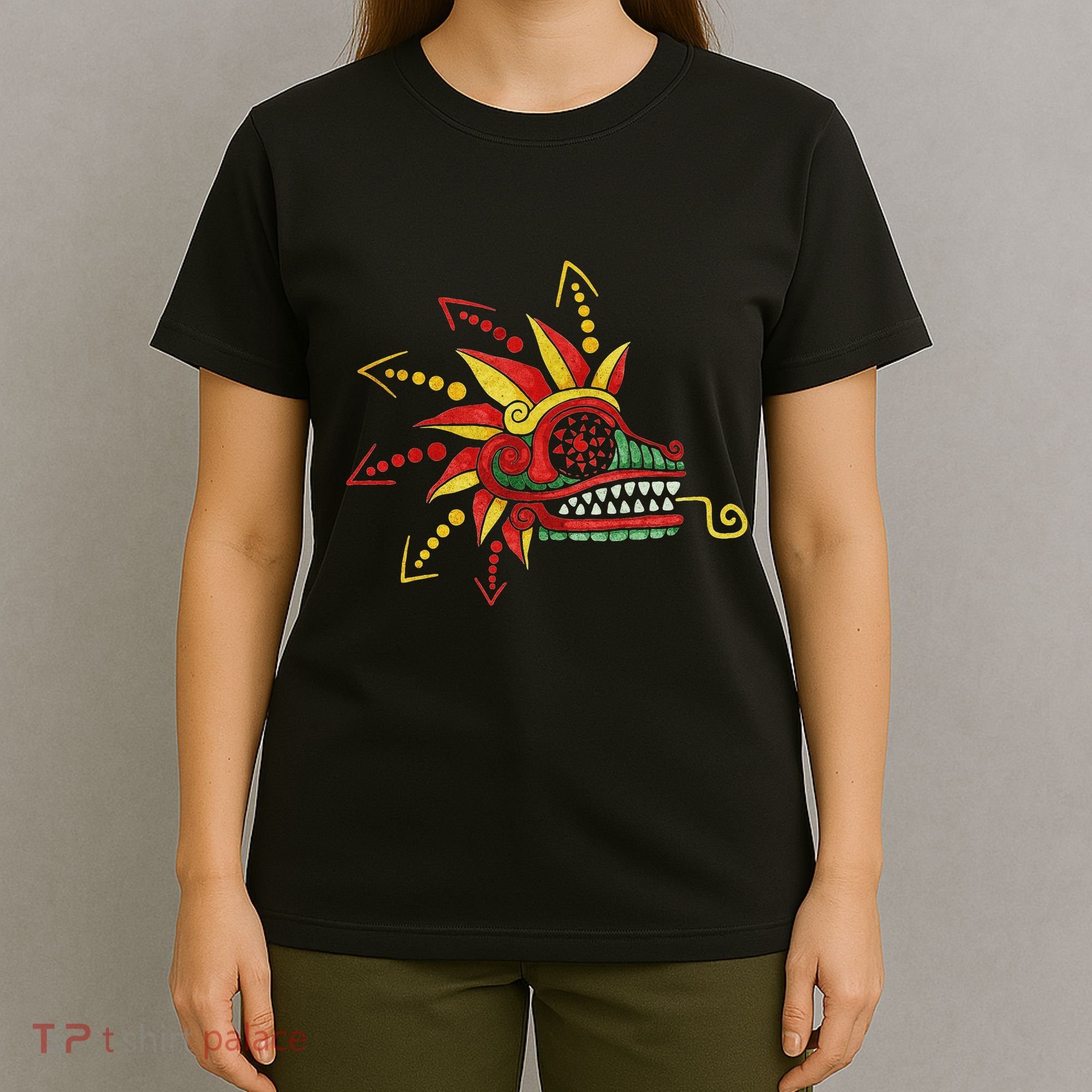 Quetzalcoatl Aztec Mayan Feathered Serpent Toltec Inca T-Shirt