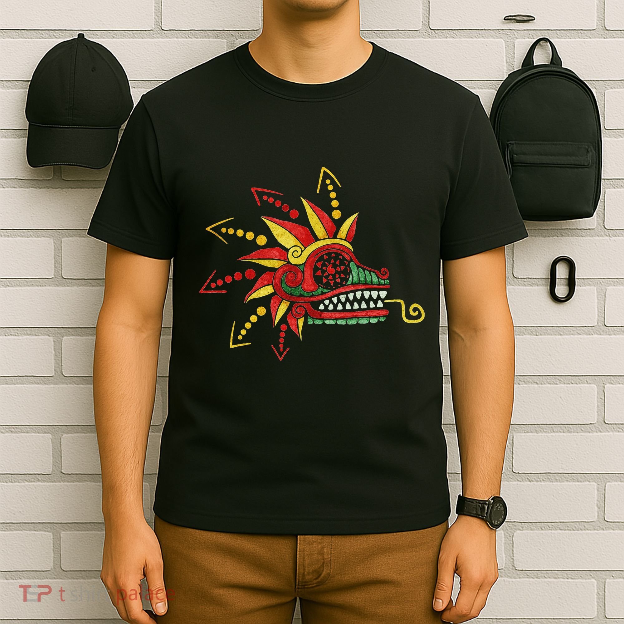 Quetzalcoatl Aztec Mayan Feathered Serpent Toltec Inca T-Shirt