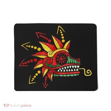 Quetzalcoatl Aztec Mayan Feathered Serpent Toltec Inca Mousepad