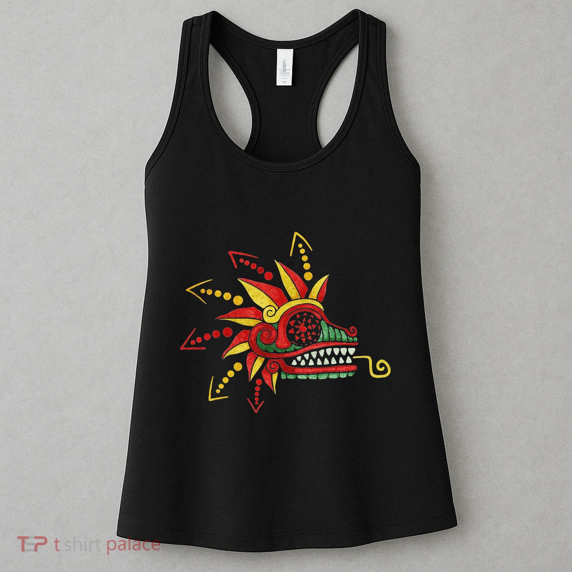 Quetzalcoatl Aztec Mayan Feathered Serpent Toltec Inca Women's Tank Top