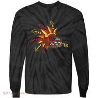 Quetzalcoatl Aztec Mayan Feathered Serpent Toltec Inca Tie-Dye Long Sleeve Shirt thumb 0