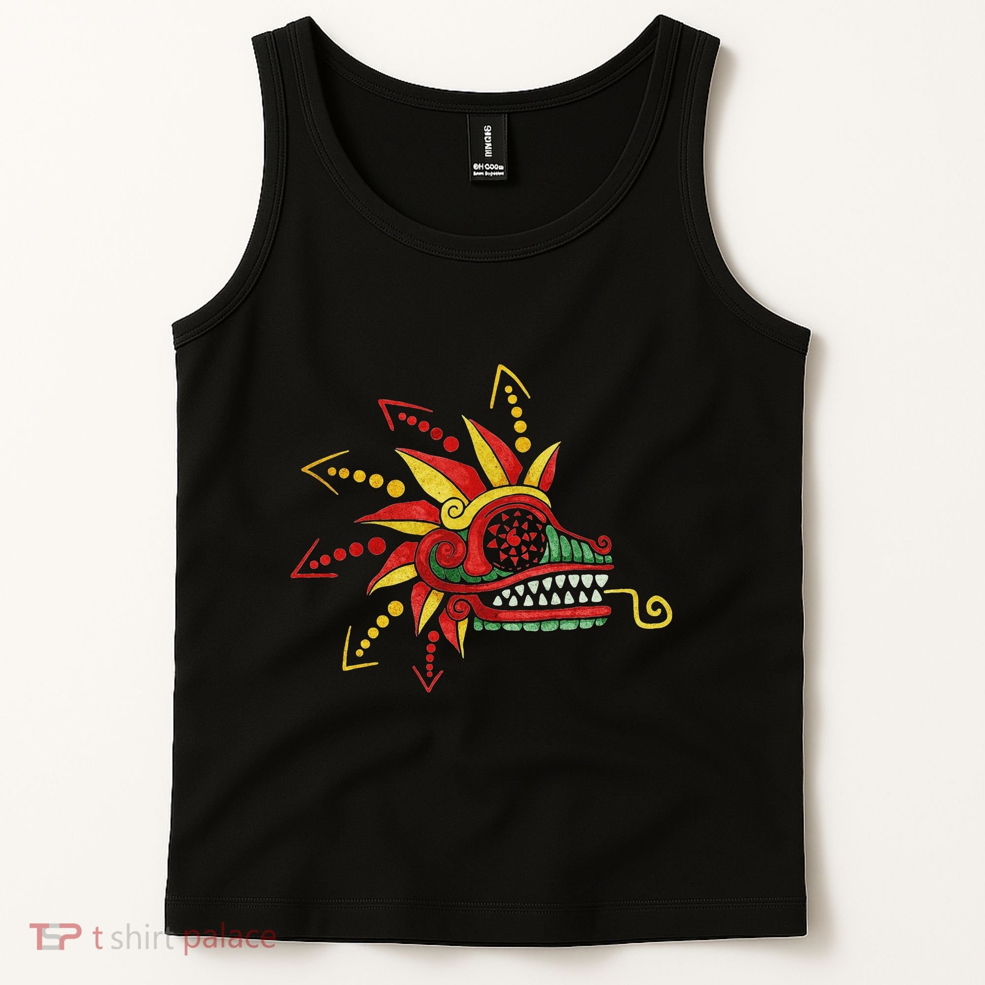 Quetzalcoatl Aztec Mayan Feathered Serpent Toltec Inca Tank Top