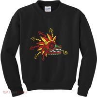 Quetzalcoatl Aztec Mayan Feathered Serpent Toltec Inca Kids Sweatshirt thumb 0