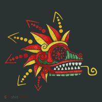 Quetzalcoatl Aztec Mayan Feathered Serpent Toltec Inca Infant Baby Jersey Bodysuit thumb 2