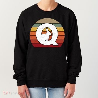 Qanon Conspiracy Rabbit Retro Q Anon Women's Sweatshirt