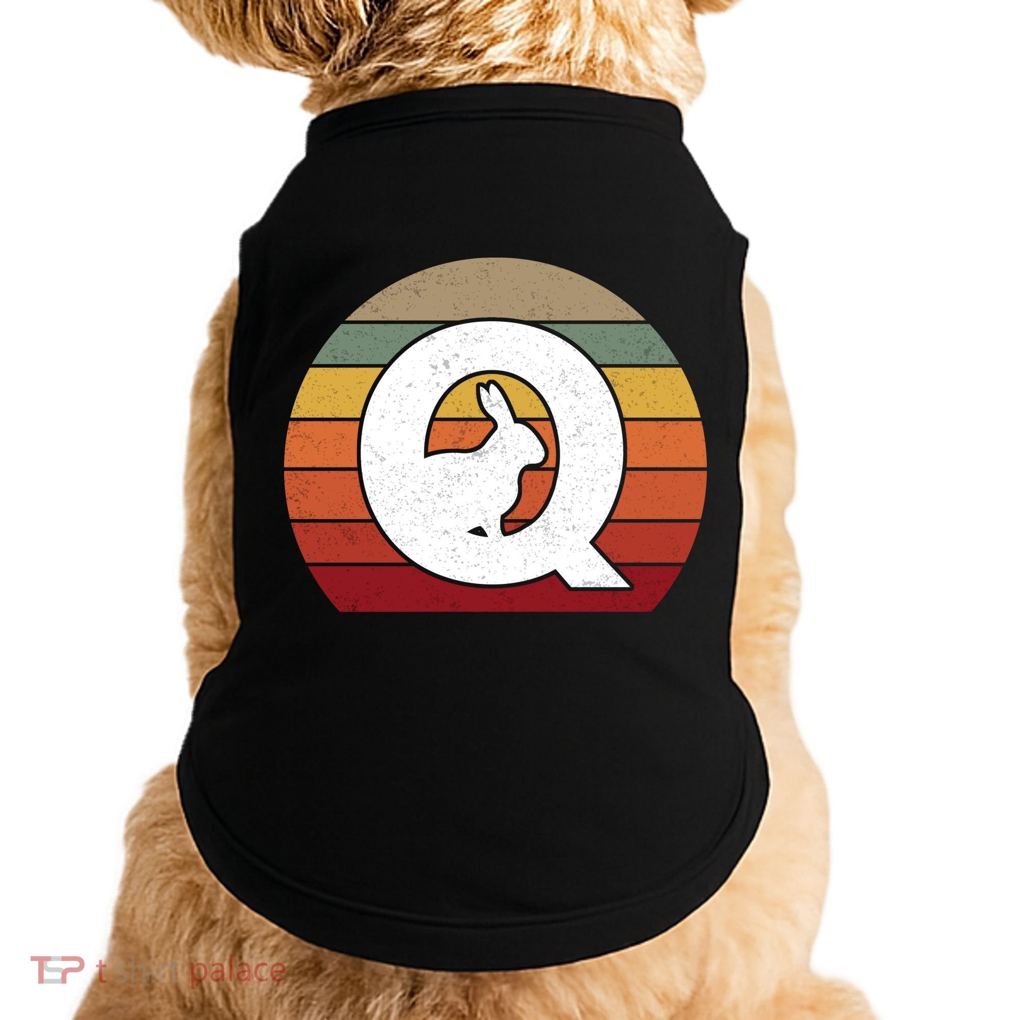 Qanon Conspiracy Rabbit Retro Q Anon Doggie Tank