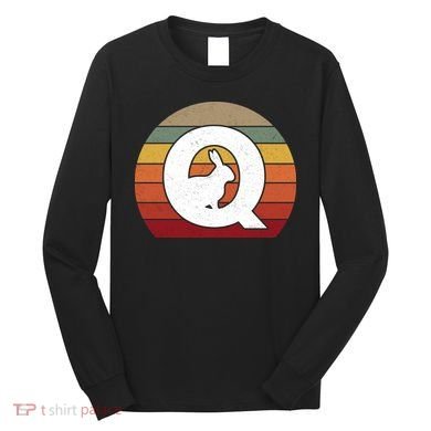 Qanon Conspiracy Rabbit Retro Q Anon Long Sleeve Shirt