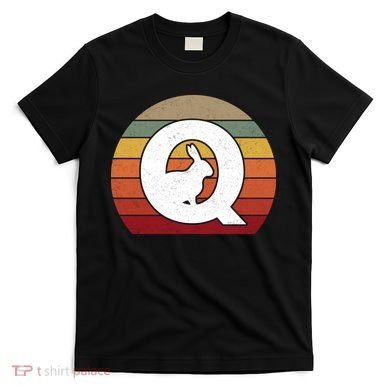 Qanon Conspiracy Rabbit Retro Q Anon T-Shirt