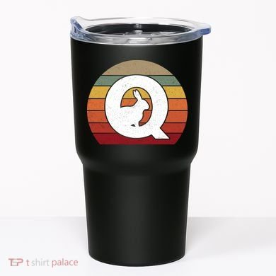 Qanon Conspiracy Rabbit Retro Q Anon Tumbler