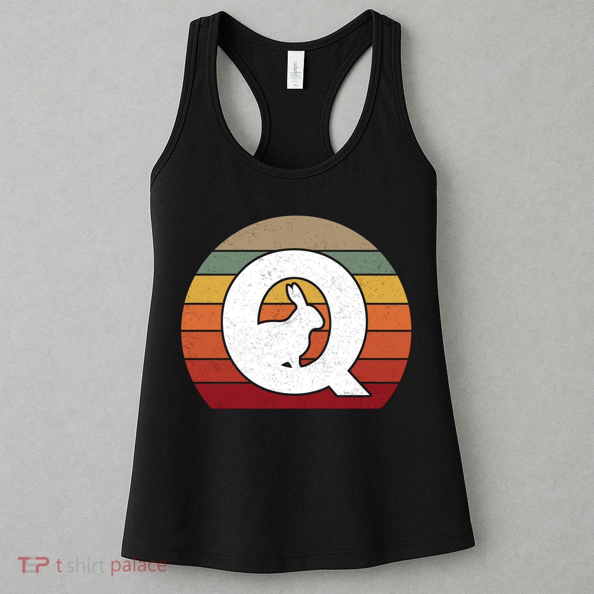 Qanon Conspiracy Rabbit Retro Q Anon Women's Tank Top