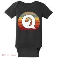 Qanon Conspiracy Rabbit Retro Q Anon Baby Bodysuit thumb 0