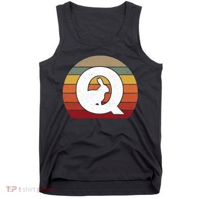 Qanon Conspiracy Rabbit Retro Q Anon Tank Top