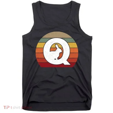 Qanon Conspiracy Rabbit Retro Q Anon Tank Top