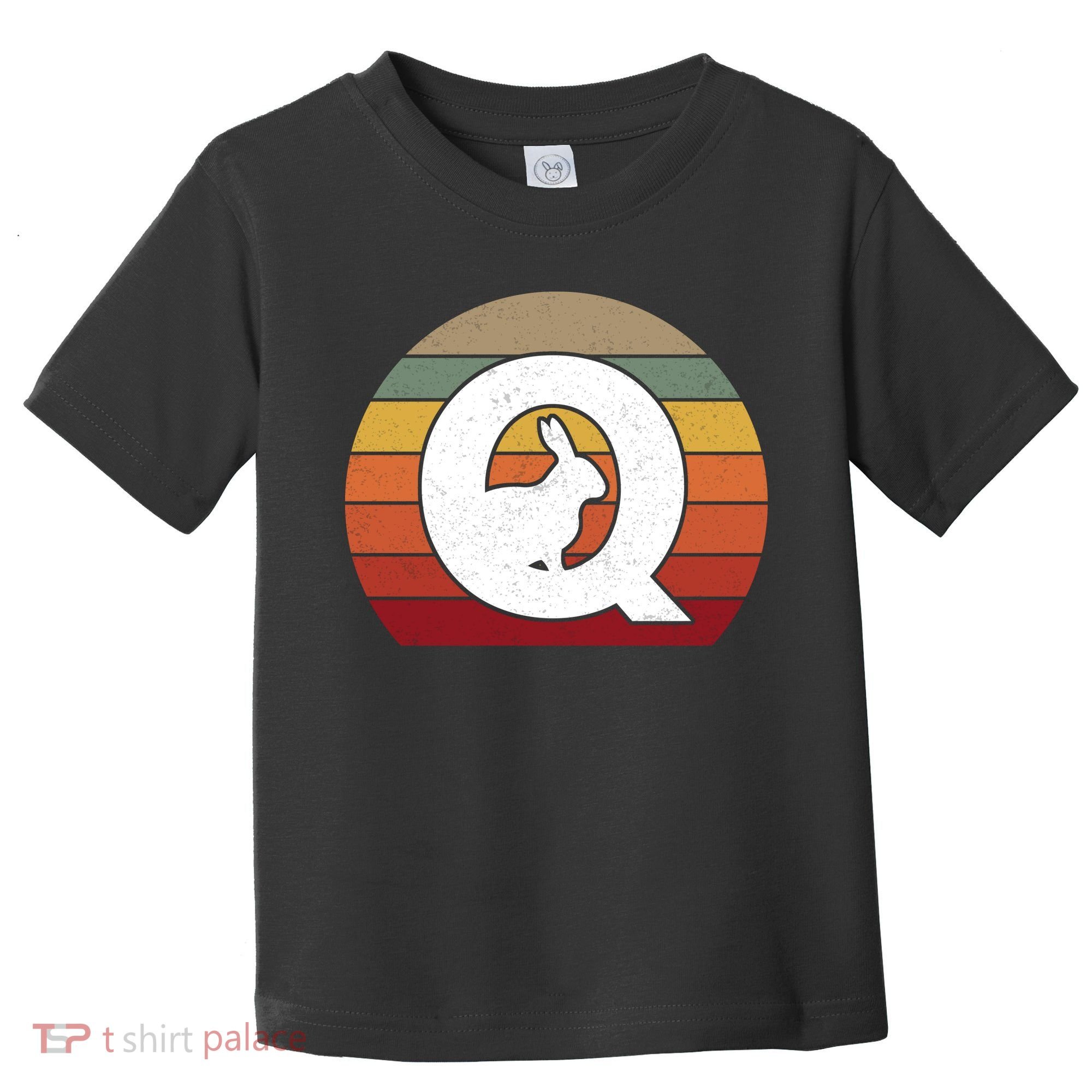 Qanon Conspiracy Rabbit Retro Q Anon Toddler T-Shirt