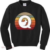 Qanon Conspiracy Rabbit Retro Q Anon Kids Sweatshirt thumb 0