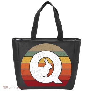 Qanon Conspiracy Rabbit Retro Q Anon Tote Bag