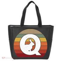 Qanon Conspiracy Rabbit Retro Q Anon Tote Bag thumb 0