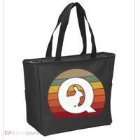 Qanon Conspiracy Rabbit Retro Q Anon Tote Bag thumb 2