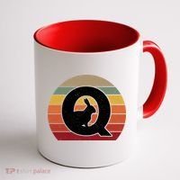 Qanon Conspiracy Rabbit Retro Q Anon Coffee Mug thumb 1