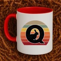 Qanon Conspiracy Rabbit Retro Q Anon Coffee Mug thumb 2