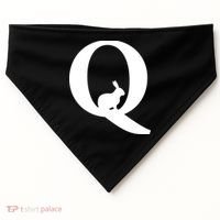 QAnon Rabbit Deep State USA-Made Doggie Bandana thumb 0