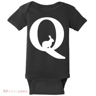QAnon Rabbit Deep State Baby Bodysuit