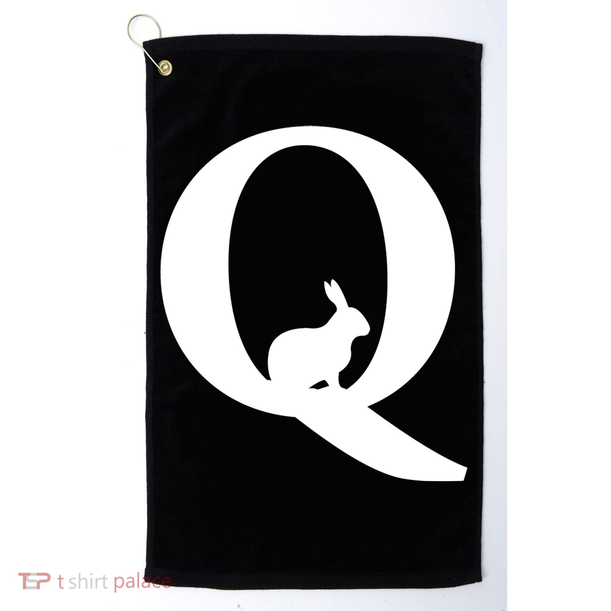 QAnon Rabbit Deep State Golf Towel
