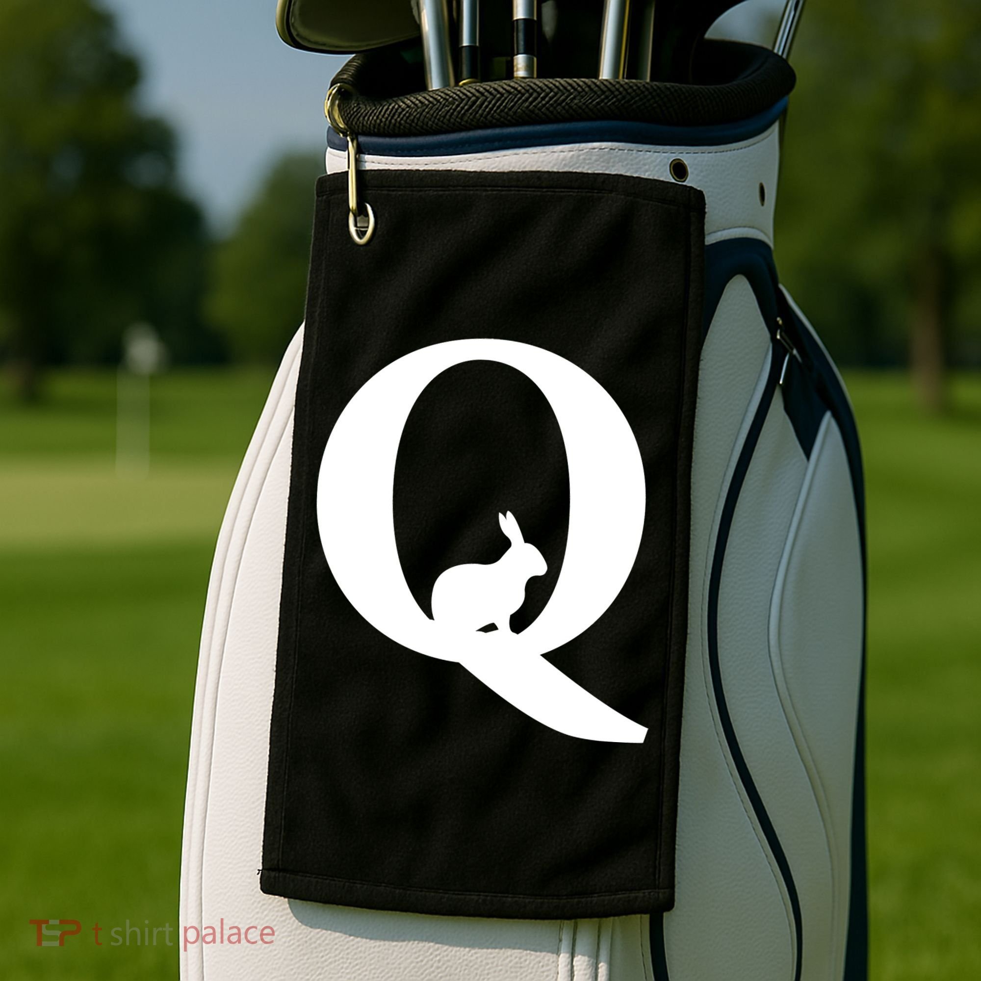 QAnon Rabbit Deep State Golf Towel