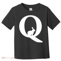 QAnon Rabbit Deep State Toddler T-Shirt thumb 0