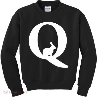 QAnon Rabbit Deep State Kids Sweatshirt