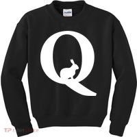 QAnon Rabbit Deep State Kids Sweatshirt thumb 0