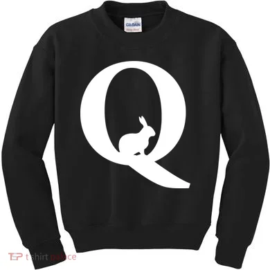 QAnon Rabbit Deep State Kids Sweatshirt