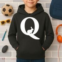 QAnon Rabbit Deep State Kids Hoodie thumb 2