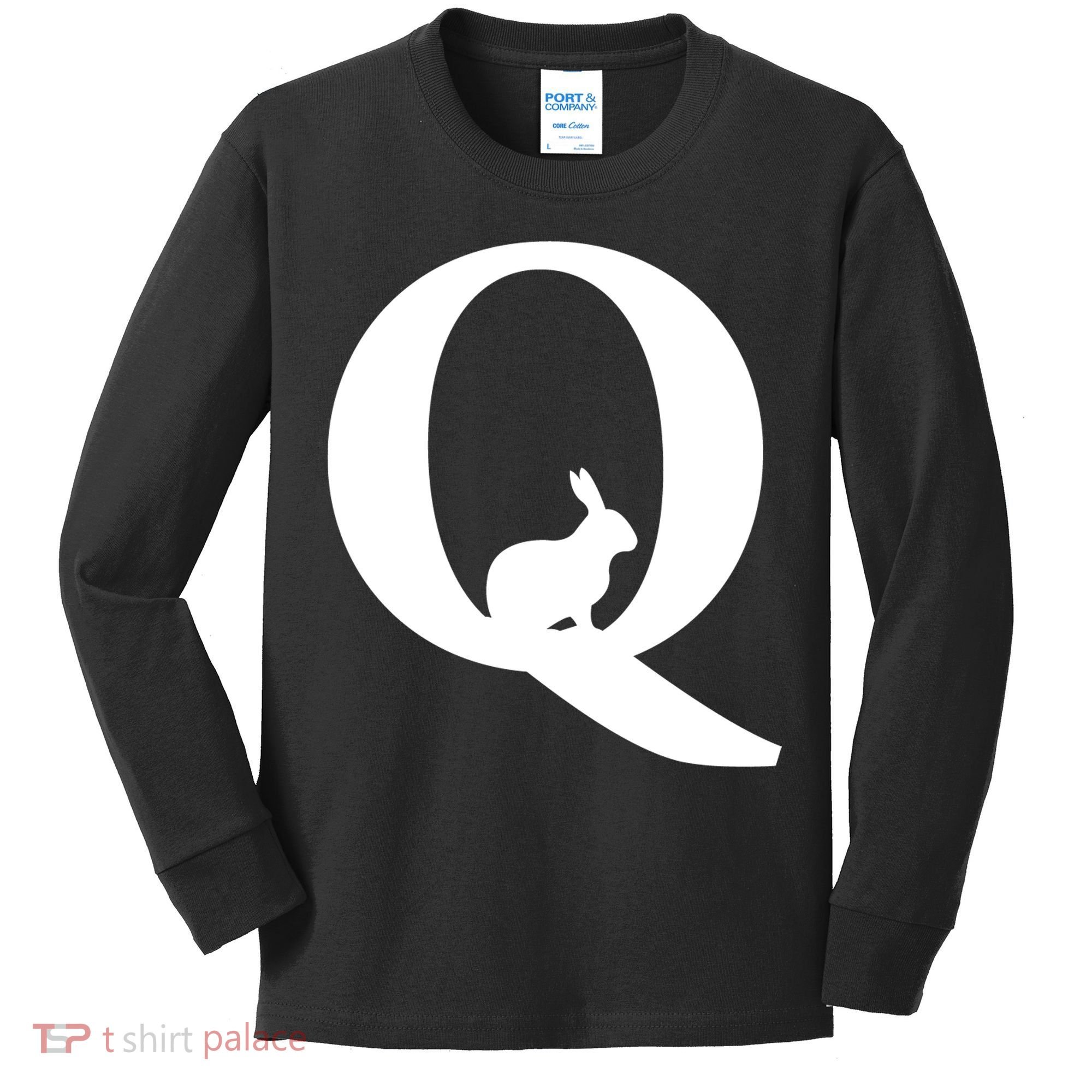 QAnon Rabbit Deep State Kids Long Sleeve Shirt