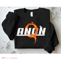 QAnon The Rabbit Storm Fire Logo Sweatshirt thumb 2