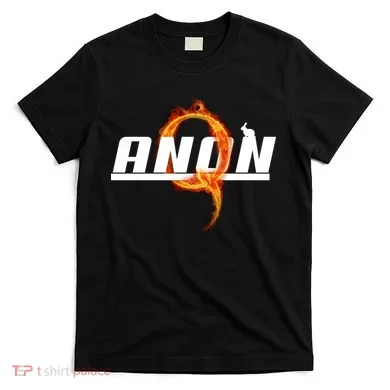 QAnon The Rabbit Storm Fire Logo T-Shirt