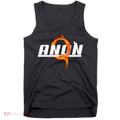 QAnon The Rabbit Storm Fire Logo Tank Top