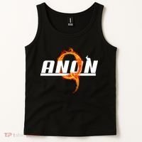 QAnon The Rabbit Storm Fire Logo Tank Top thumb 2