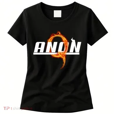 QAnon The Rabbit Storm Fire Logo Women's T-Shirt