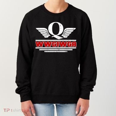 QAnon Wings WWG1WGA Women's Sweatshirt