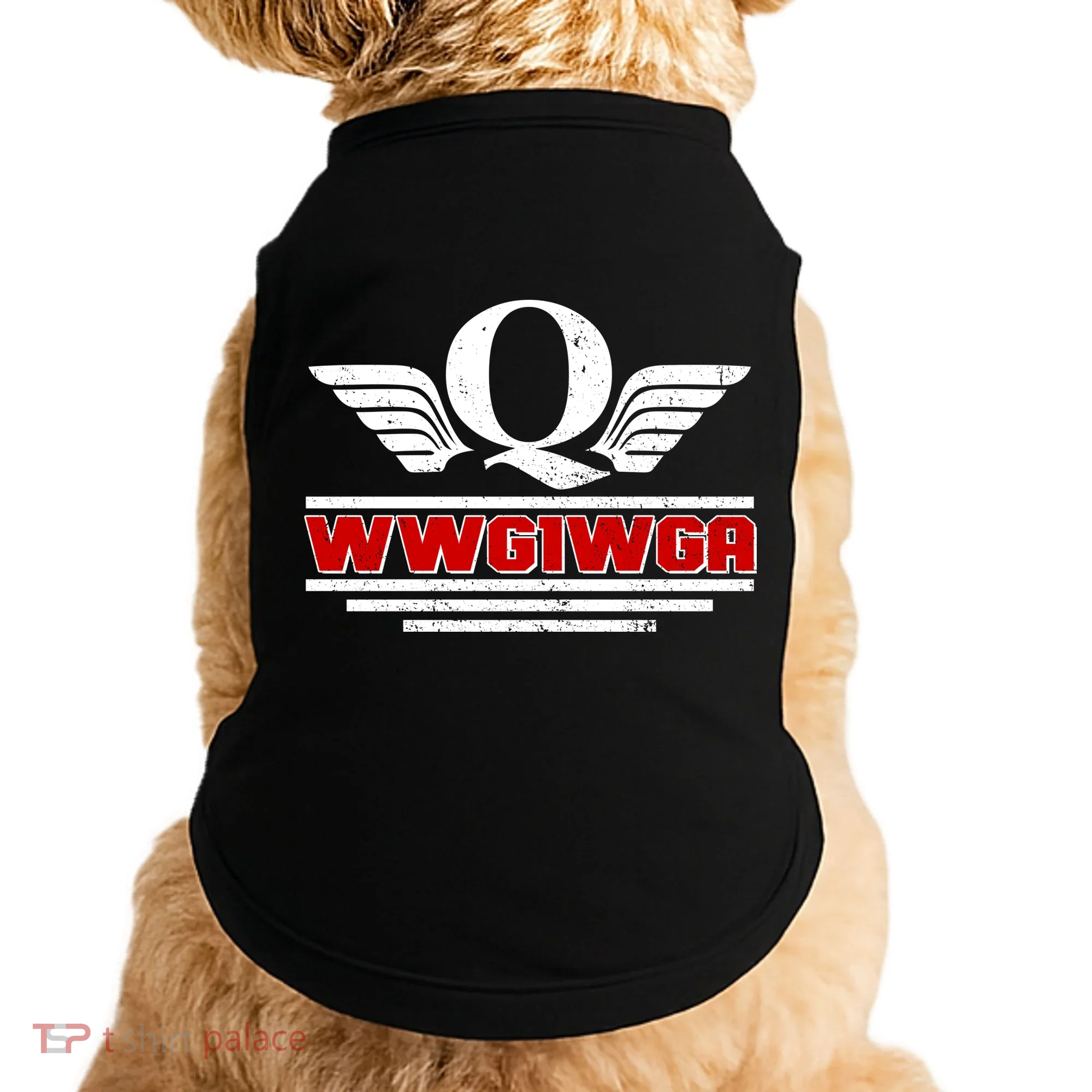 QAnon Wings WWG1WGA Doggie Tank