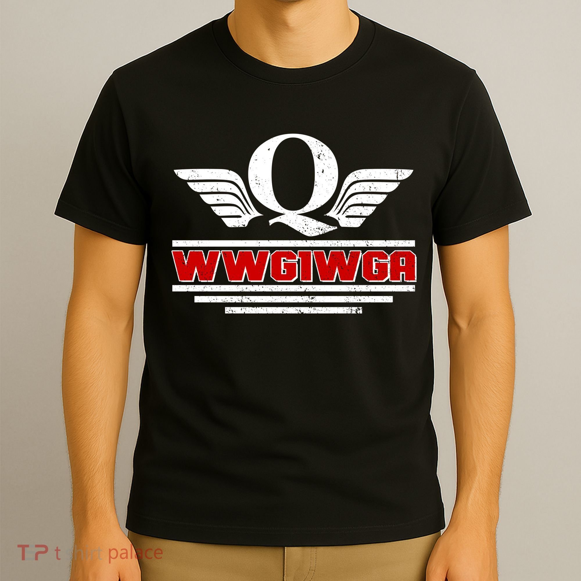 QAnon Wings WWG1WGA T-Shirt