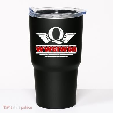 QAnon Wings WWG1WGA Tumbler