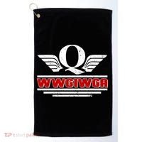 QAnon Wings WWG1WGA Golf Towel thumb 0