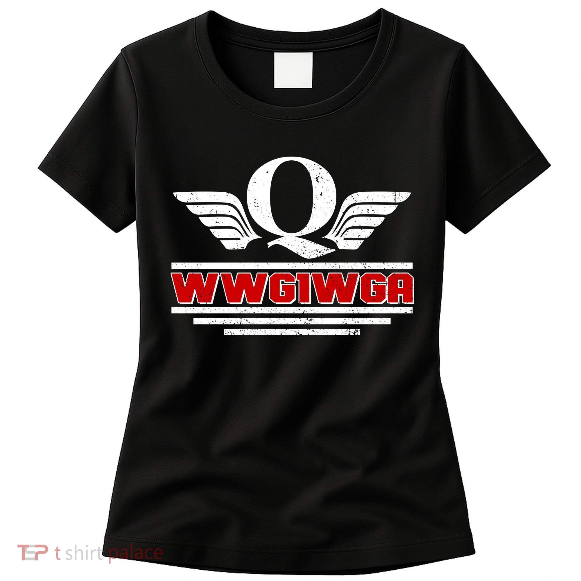 QAnon Wings WWG1WGA Women's T-Shirt