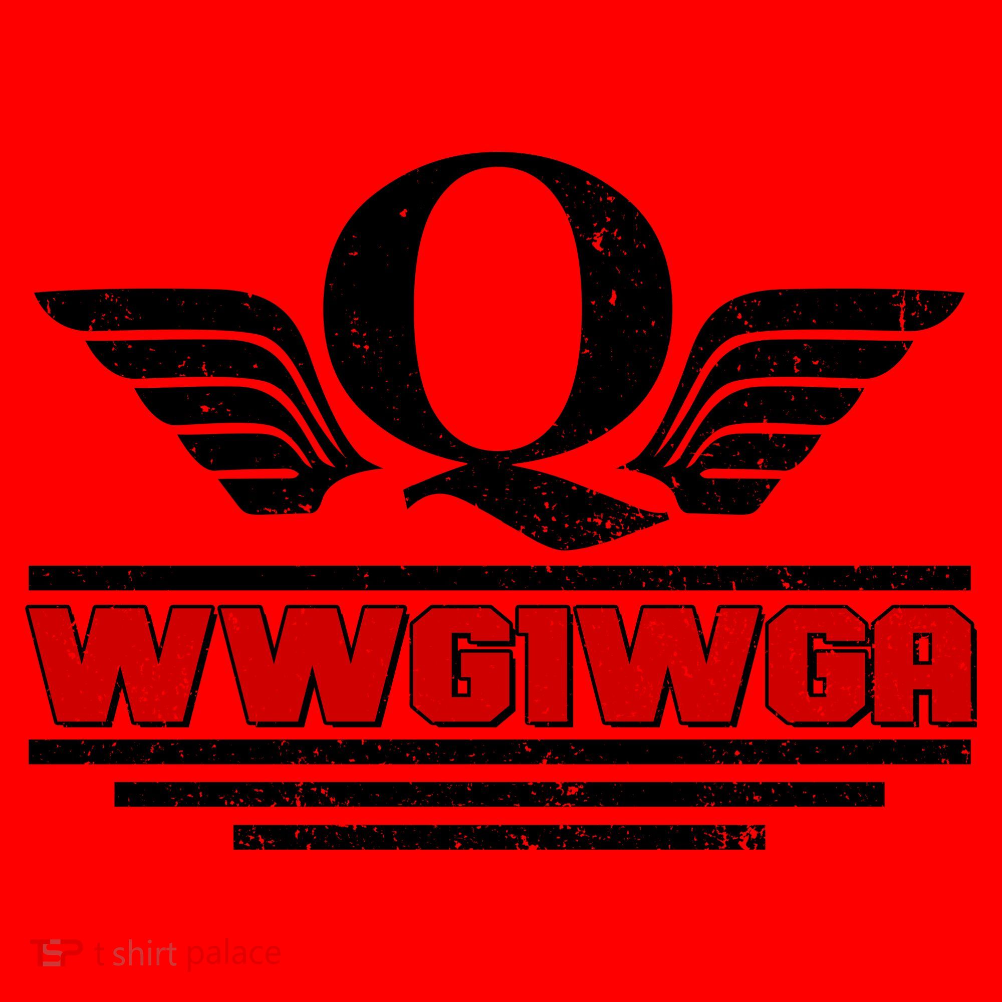 QAnon Wings WWG1WGA Santa Hat