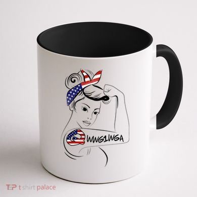 Qanon WWG1WGA  Coffee Mug back