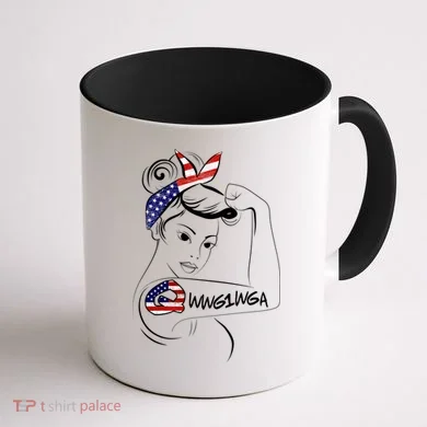 Qanon WWG1WGA Coffee Mug back